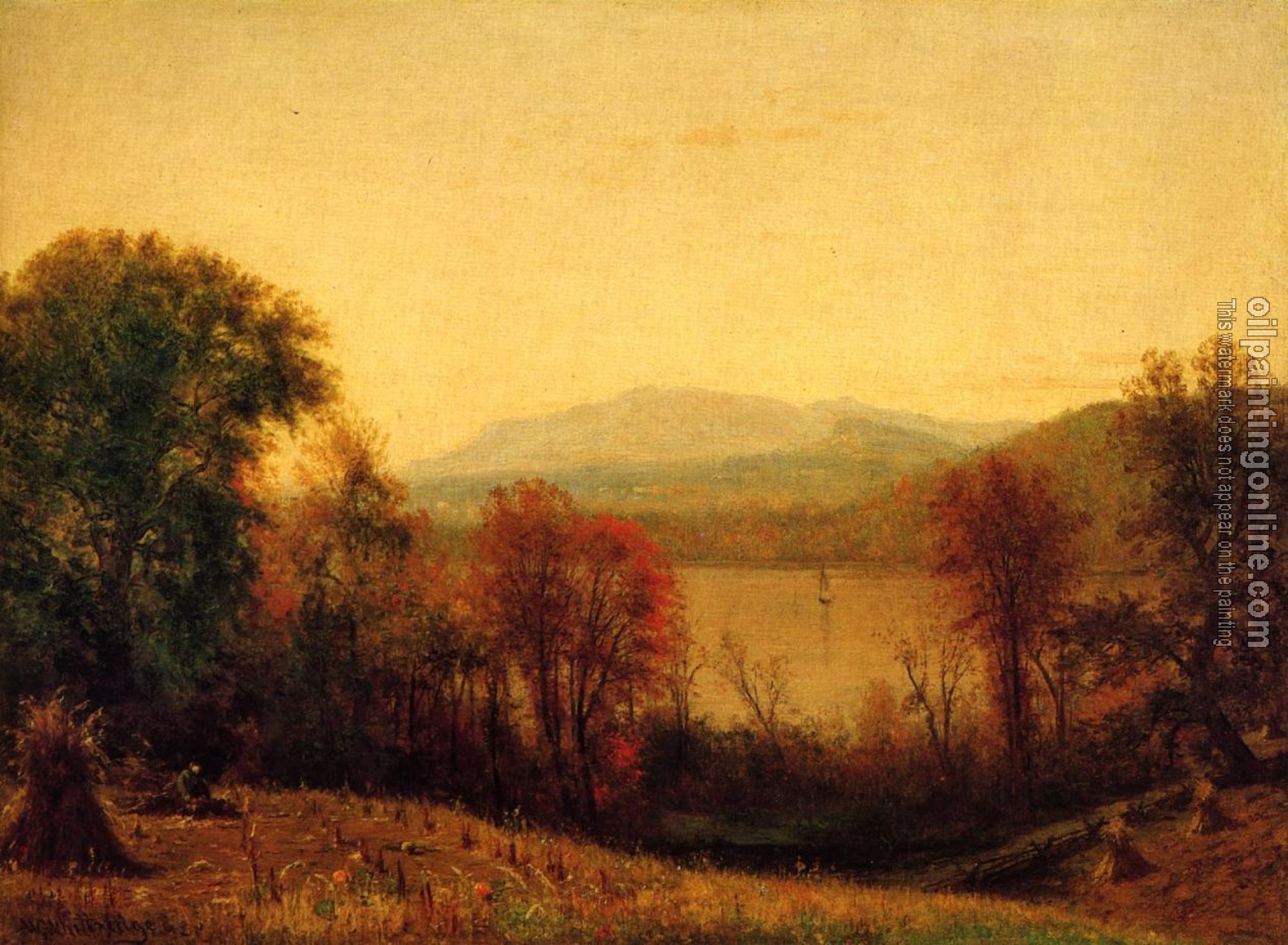 Whittredge, Thomas Worthington - Autumn on the Hudson